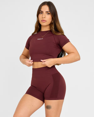 Evolve Sömlös SS Crop Top