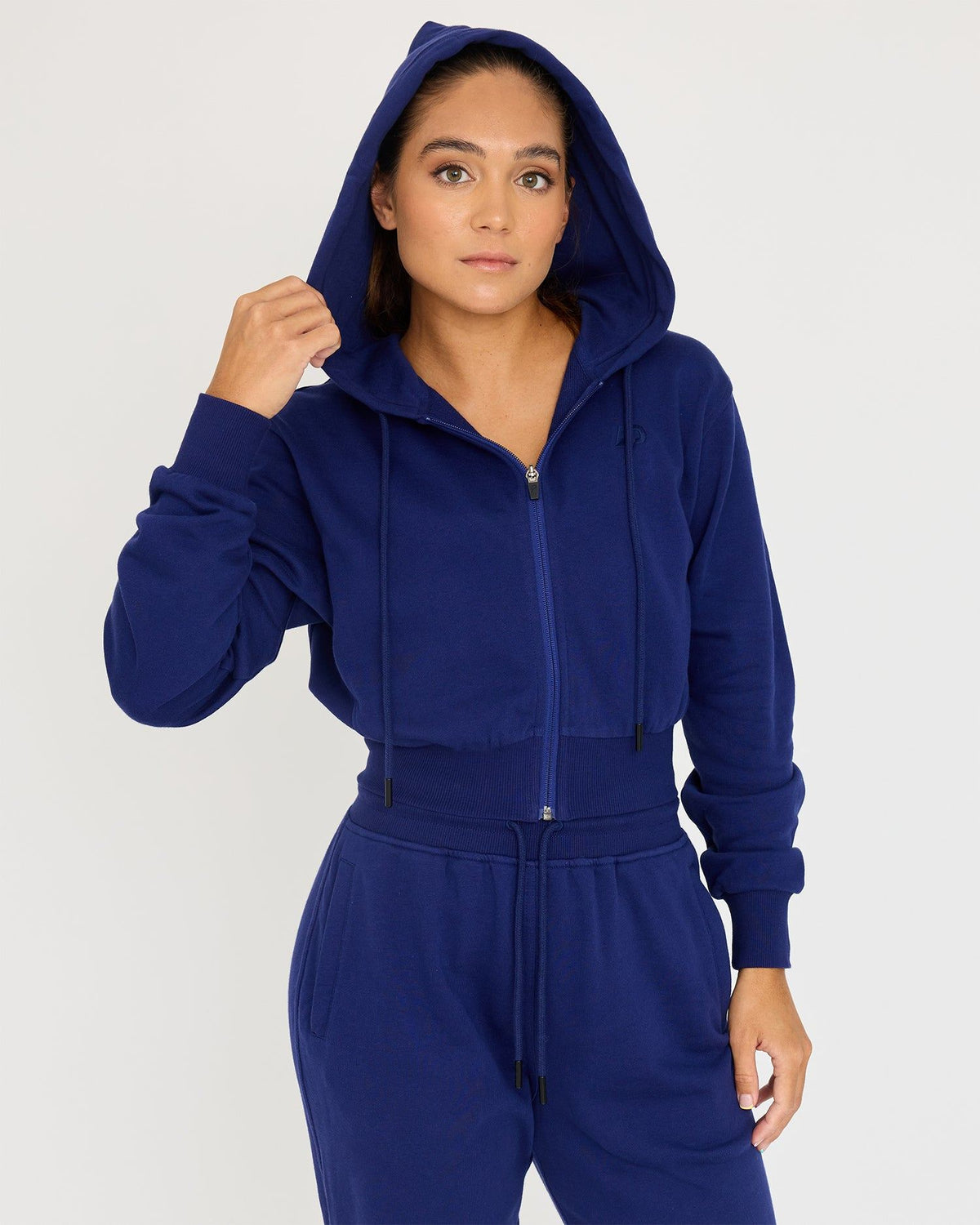 Core Classic Cropped Zip Hoodie