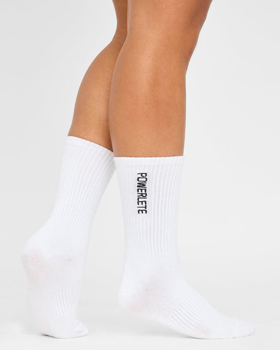 Premium broderede crew-sokker - hover image