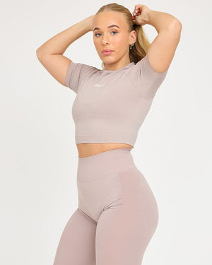 Evolve Sömlös SS Crop Top