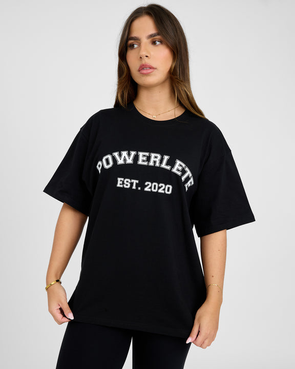 Varsity överdimensionerad t-shirt