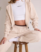 Core Classic Cropped Zip Hoodie