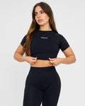 Evolve Crop Top SS senza cuciture