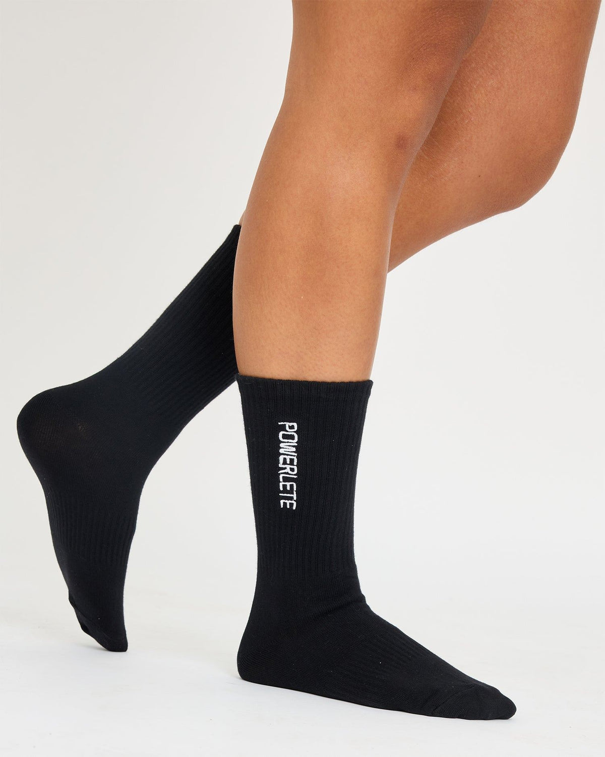 Premium Embroidered Crew Socks