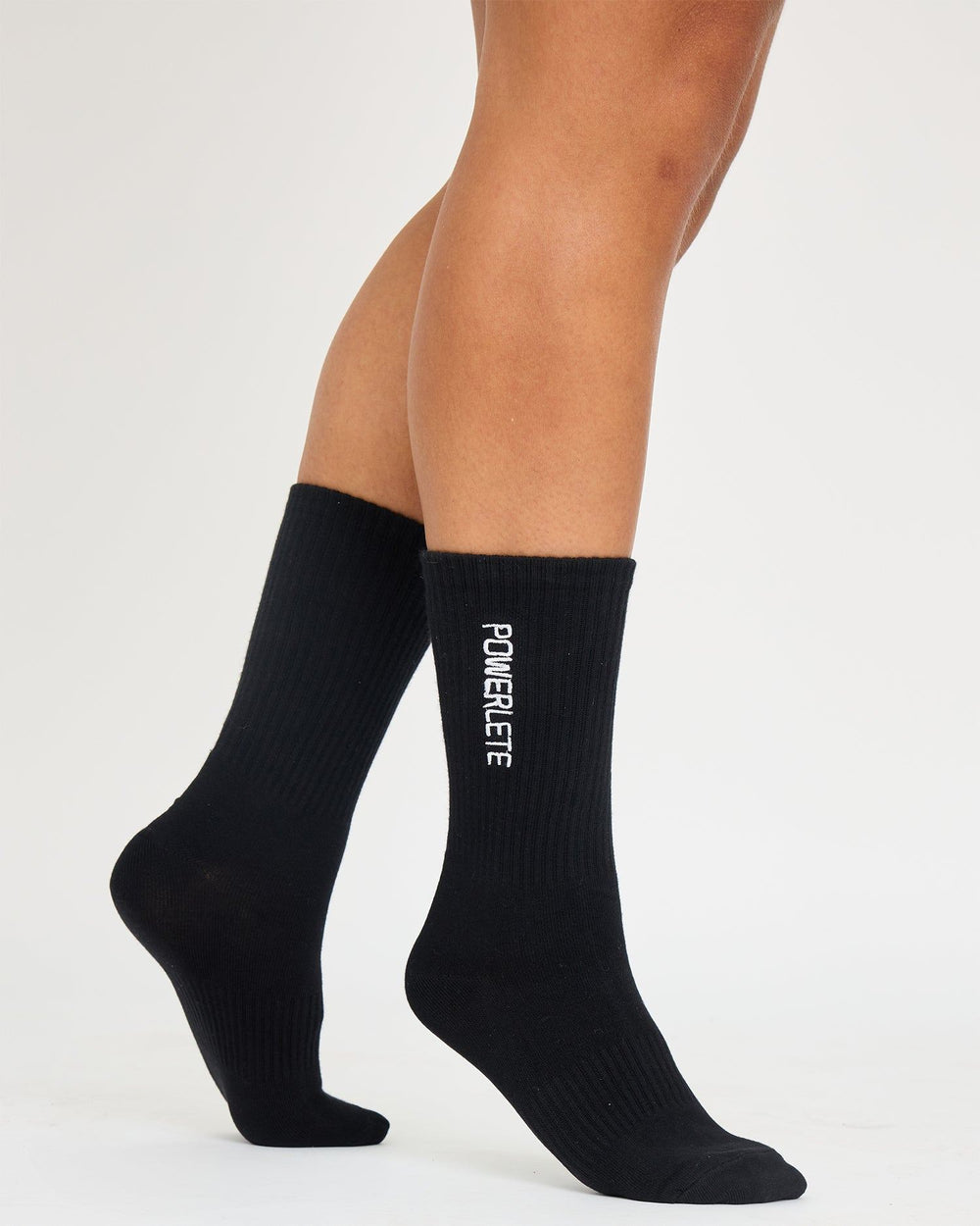 Premium Embroidered Crew Socks