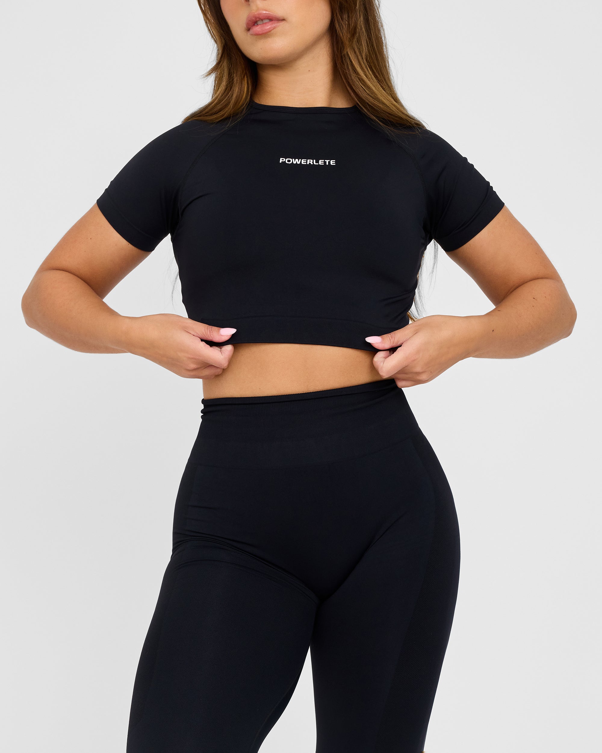 Evolve Sømløs SS Crop Top